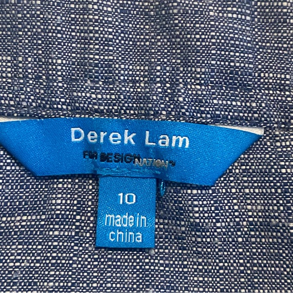 DEREK LAM Design Nation Chambray Jumper
Dress Organic Cotton Button Front 10 - Picture 7 of 9